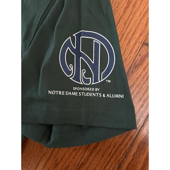 Notre Dame Fighting Irish Green Short Sleeve Men's 2XL T-Shirt Football- NWT - Picture 5 of 8